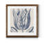 Indigo floral sur lin VI - reproduction encadrée de qualité supérieure - prêt à être accroché - impression encadrée sur papier-1607622980-1607623003-1607652894