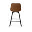 Tabouret de comptoir pivotant 26 po avec siège en similicuir-889499214