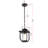 Alfonsina 7 inch Outdoor Pendant in Black