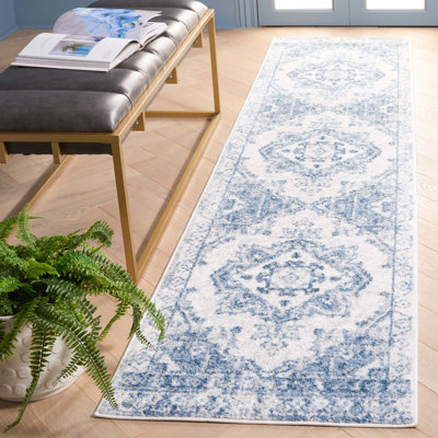 Lowrey Blue/White Rug