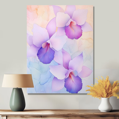 Eternal Symphony Of Orchid I - Floral Metal Wall Art Decor, Orchid Metal Print