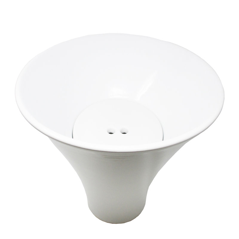 Deco 15.7'' L Bathroom Sink, Glossy White
