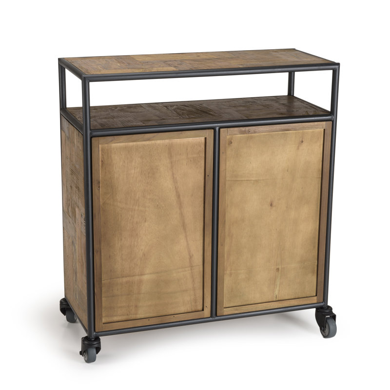 Mcclung 90cm Solid Wood Sideboard