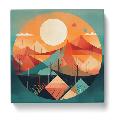 Sunrise Geometric - No Frame Print