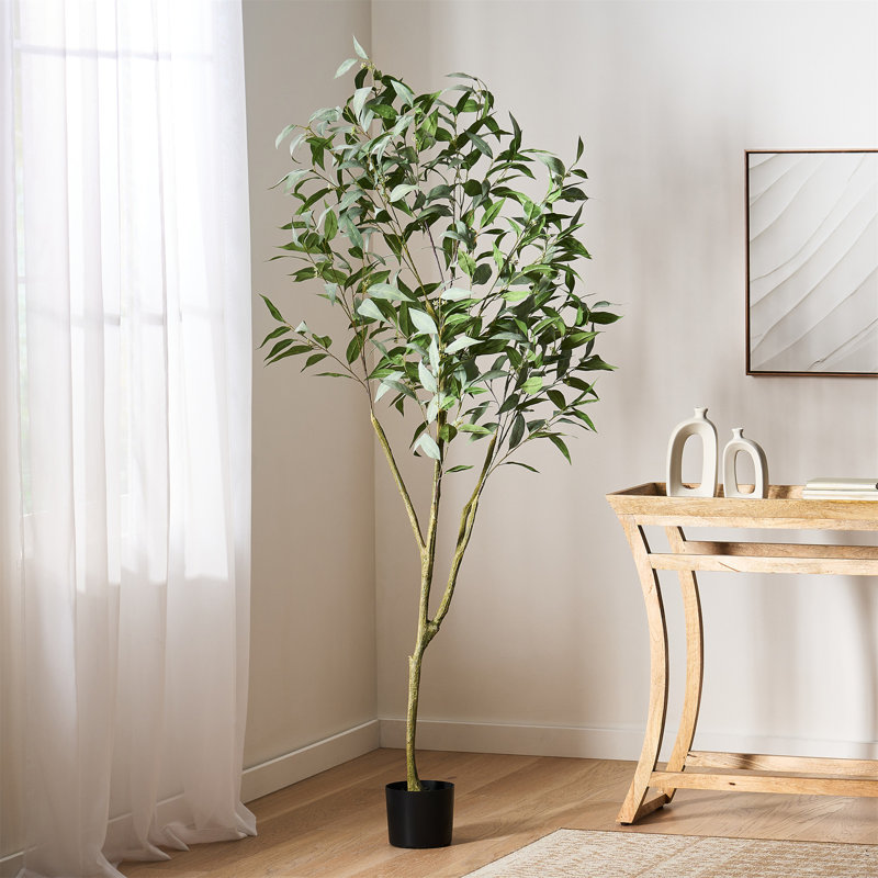 200 cm de feuilles artificielles EUCALYPTUS BONSAï
