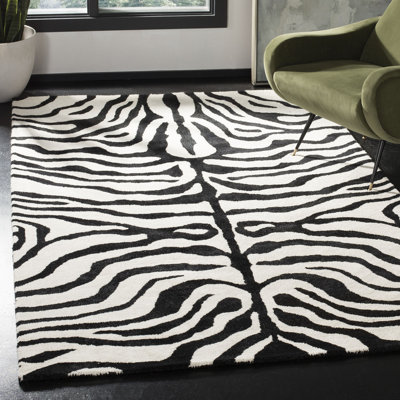 Christoper Hand Tufted Wool Animal Print Rug