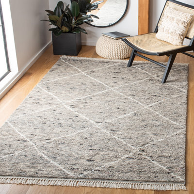Meiners Hand Knotted Wool Geometric Rug