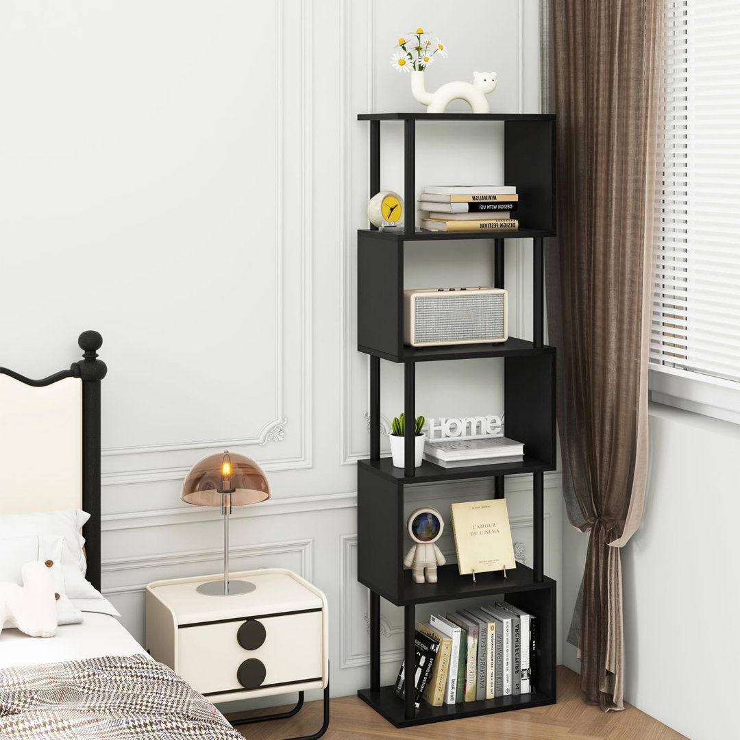 155.5cm H x 38cm W Metal Bookcase