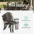 Newton 6 - Person Patio Dining Set Umbrella Hole Included Rectangular Table with Cushions Included