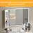 Liyah Led Trifold Backlit & Front-lighted Bathroom Vanity Wall Mirror Dimmable Anti Fog Memory Function-107101778