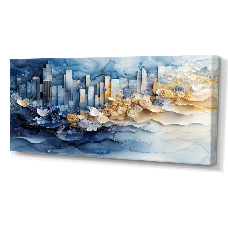 Obola - Cityscapes Wall Art, H 28 po x l 60 po, Toile tendue, Ne s’applique pas