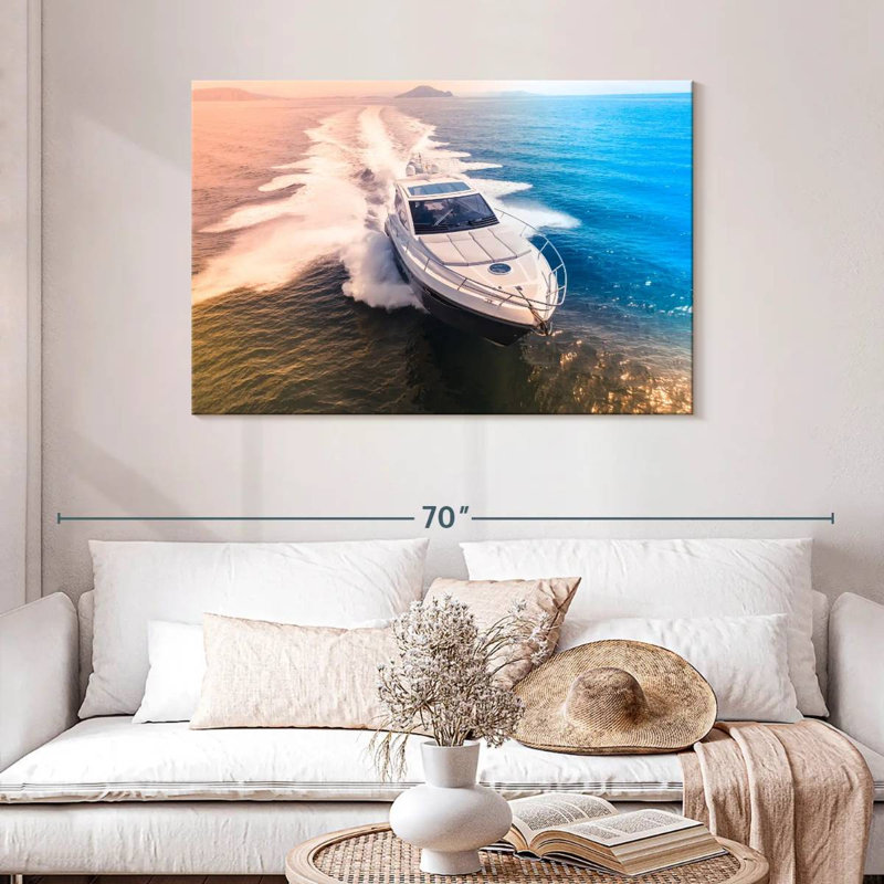 Mehar Speeding Yacht, H 30 po x l 45 po