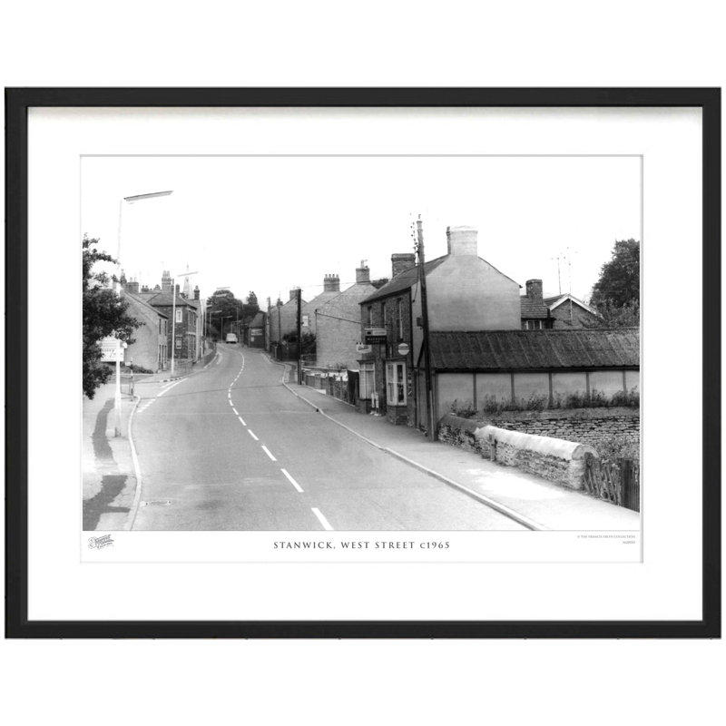 Stanwick, West Street C1965 - Single Picture Frame Print, 28cm H x 36cm W x 2.3cm D