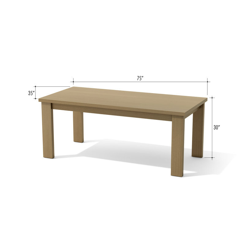Brentford Dining Table, Light Brown