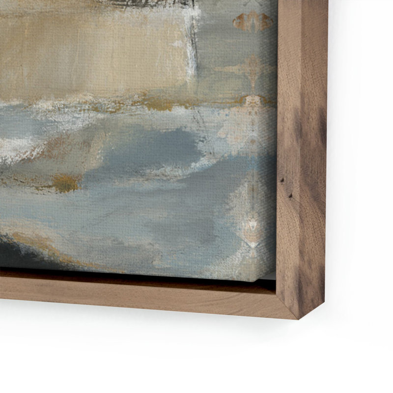 Pinnacle Painting by Melanie Biehle, 48.5" H x 60" W, Rustic Walnut Canvas Floater Framed