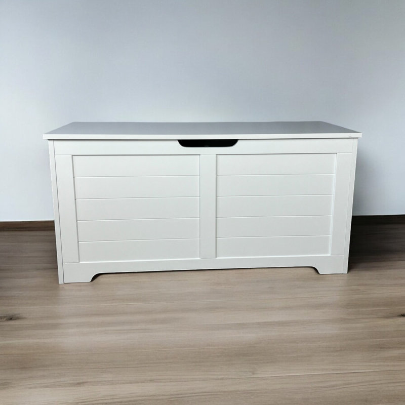 Meuble pour litière pour chat 39,4 "à ouverture supérieure / armoire cachée pour salle de bain pour chat / blanc | Idée cadeau