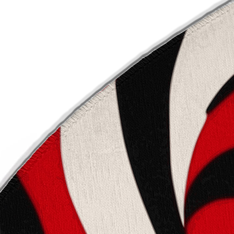 Cosmic Ember Indoor And Outdoor Area Rug, Round 5'