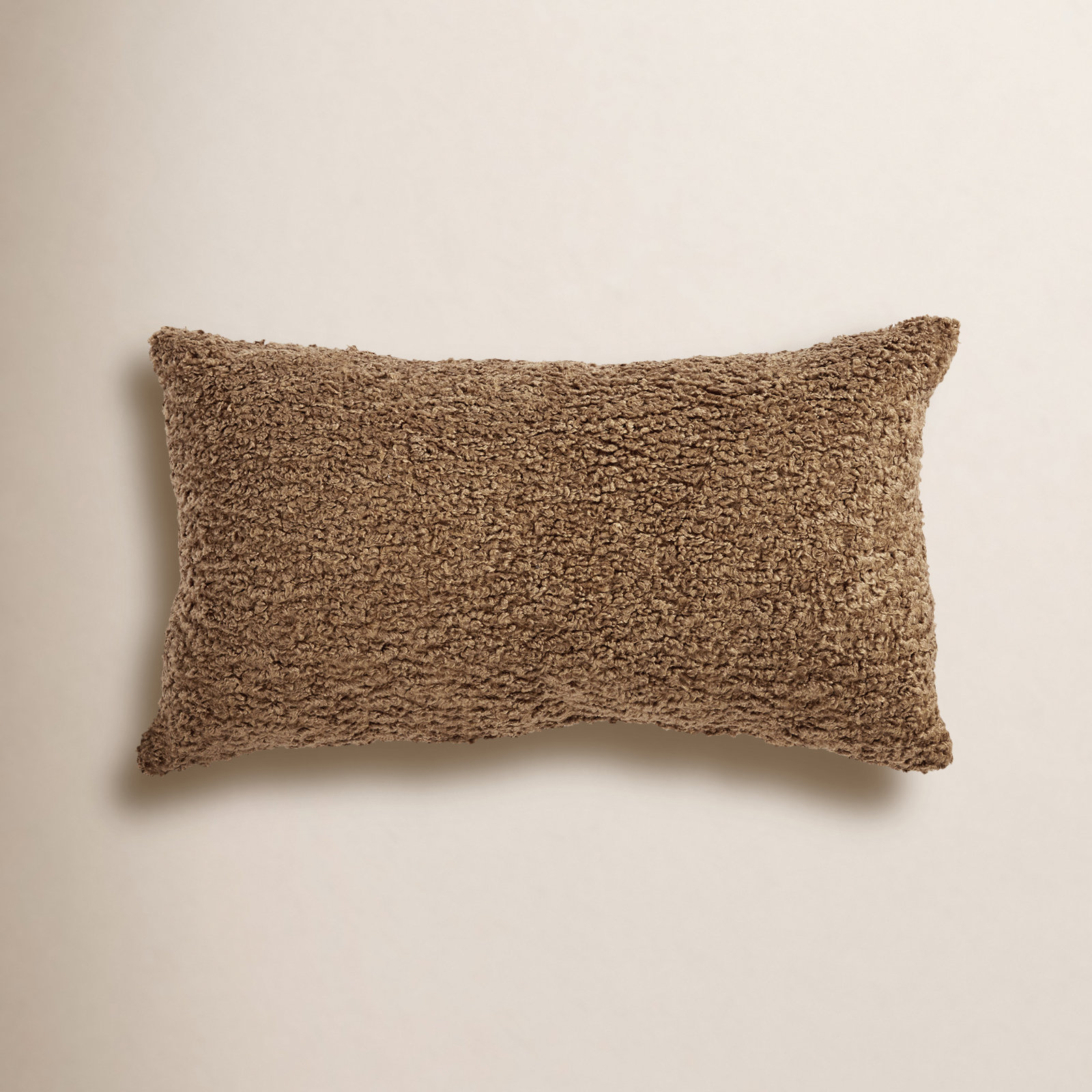 Zhara Lumbar Throw Pillow, Zazzle Taupe, 12" H x 24" W x 6" D
