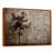 Toile avec cadre flottant brun