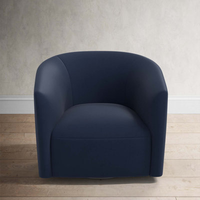 Marita Upholstered Swivel Barrel Chair