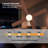 Mexa 54" Indoor Modern Matte Black Ceiling Fan with Brass accent  Integrated LED Light and Remote Control
