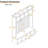 59" W Farmhouse Hall Tree with Bench & Storage – 4-in-1 Entryway Organizer with 4 Top Cabinets, 4 Open Bottom Cubbies & Coat Hooks – Wood-Grain Accent for Hallway, Mudroom, Living Room – Anti-Tip Safety-129519740