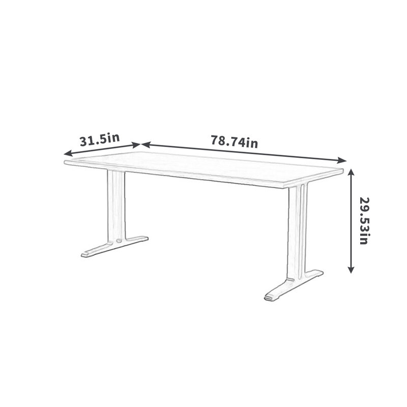 Gillion, 29.53"H x 78.74"L x 31.5"W