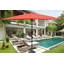 Parasol de patio imperméable avec manivelle et bouton-poussoir inclinable sans rabat-1789634553