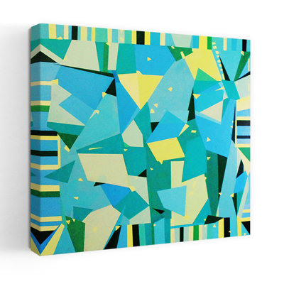 Art contemporain abstrait géométrique