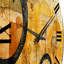 Horloge murale en métal Chanler-626525028