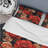 Red Victorian Opulence Floral Pattern - Mattisen Bedding Set-254045782