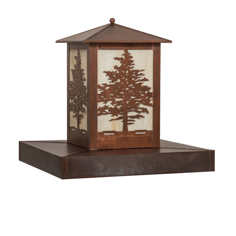 27" Square Tamarack Pier Mount