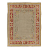 Oversized Antique 20Th Century French Savonnerie Rug With Florals - Rug & Kilim