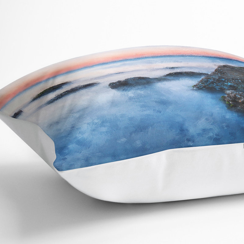 Square Cushion, 55cm H x 55cm W x 20cm D, White
