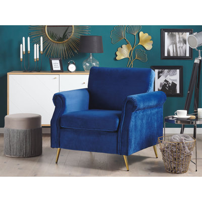 Amaya Velvet Armchair