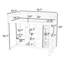 Lit mezzanine en bois avec tablettes, garde-robe et garde-corps-764968091-764968089
