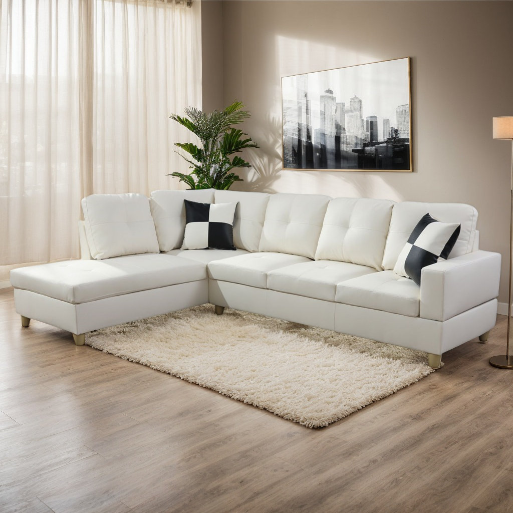 Ebern Designs Amielle 2 - Piece Vegan Leather Sectional - Wayfair Canada