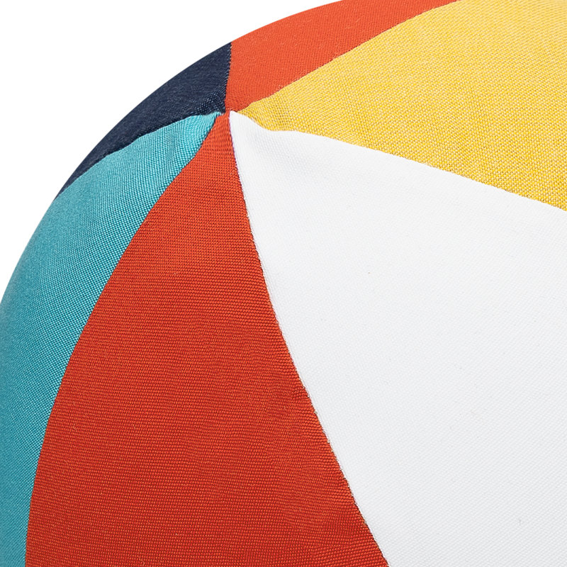 Multicolor Orb Woven Accent Pillow Cover & Insert, Blue/Red/White Geometric