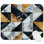 Abstract Geode Shapes IX Modern Gaming Cute Office Laptop Desk Pad Gift Mat Square Rectangle Non-Slip Mousepad