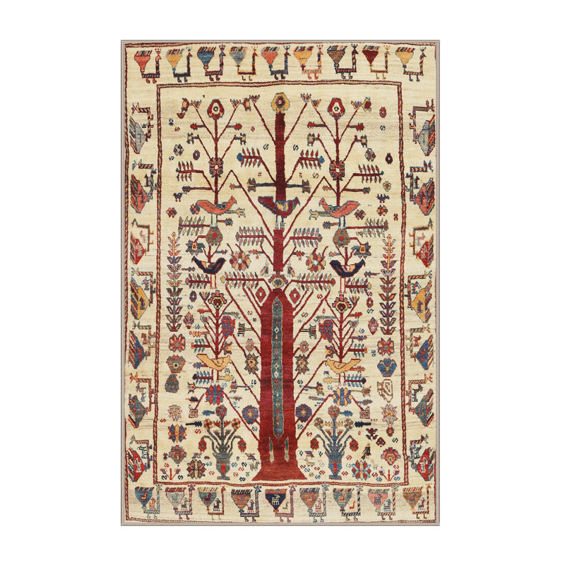 Tapis beige/brun contemporain, Rectangle 8 pi x 10 pi