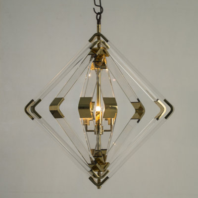 Nellcote 4 - Light Geometric Chandelier