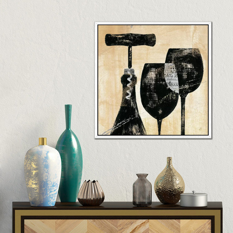Wine Selection II by Daphne Brissonnet - Gallery-Wrapped Canvas Giclée on Canvas, 45.72 cm H x 45.72 cm W