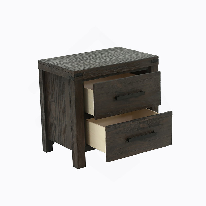 Table de chevet 2 tiroirs