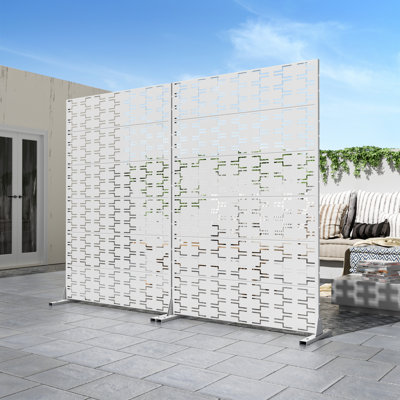Metal Privacy Screen Fence Panel by Dovelina