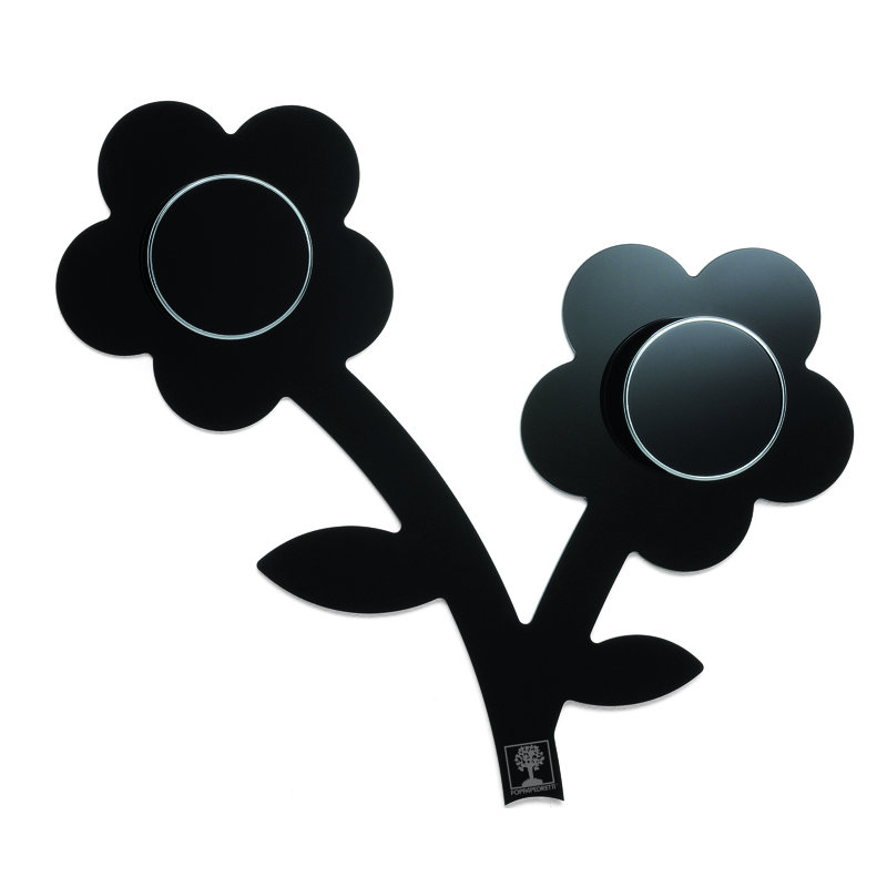 Plastic Wall Wall Hook, Black