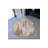 Modern Decorative Carpet With Abstract Patterned Woven Base In Beige Tones-1120213200