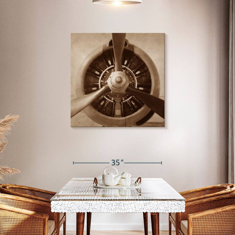 Mehar Aviation II, 36" H x 36" W