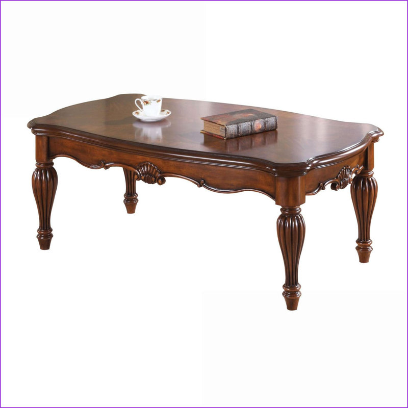 Table basse Cherry Détails élégants des pieds