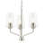 Celino Three-Light Chandelier with Clear Glass-894509633-894509692-894509695