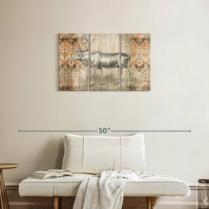 Brampt Natural Histoire Lodge Southwest II, H 20 po x l 33 po